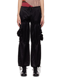 Pantaloni cargo neri di Anna Sui