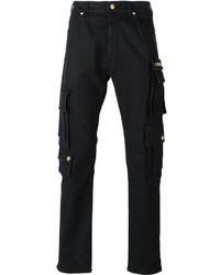 Pantaloni cargo neri di Versace