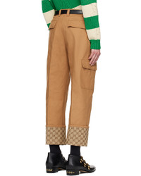 Pantaloni cargo terracotta di Gucci