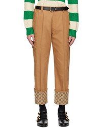 Pantaloni cargo terracotta di Gucci