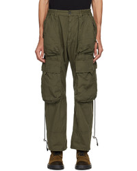 Pantaloni cargo verde oliva di DSQUARED2