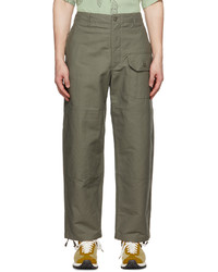 Pantaloni cargo verde oliva di Engineered Garments