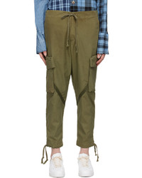 Pantaloni cargo verde oliva di Greg Lauren