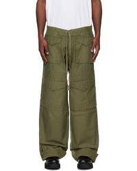 Pantaloni cargo verde oliva di Greg Lauren