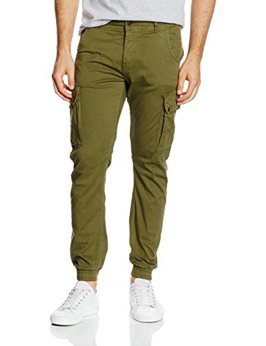Verde XS Jack & Jones Pantaloni di stoffa sconto 51% MODA UOMO Pantaloni Elegante 