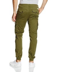 Pantaloni cargo verde oliva di Jack & Jones