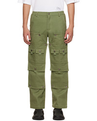 Pantaloni cargo verde oliva di Tombogo