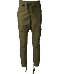 Pantaloni cargo verde scuro di AR+