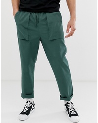 Pantaloni cargo verde scuro di ASOS DESIGN