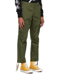 Pantaloni cargo verde scuro di Clot