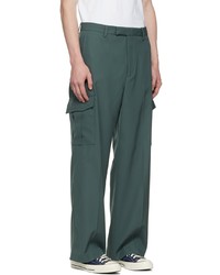 Pantaloni cargo verde scuro di Second/Layer