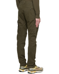 Pantaloni cargo verde scuro di C.P. Company