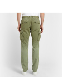 Pantaloni cargo verdi di Incotex