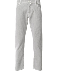 Pantaloni di cotone bianchi di Jacob Cohen