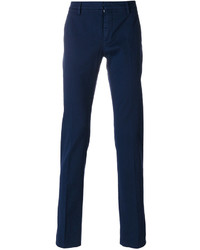 Pantaloni di cotone blu scuro di Dondup