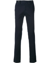 Pantaloni di cotone blu scuro di Pt01