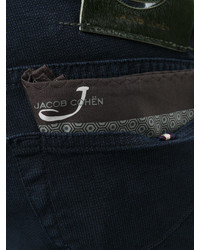 Pantaloni di cotone blu scuro di Jacob Cohen