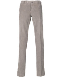 Pantaloni di cotone grigi di Incotex