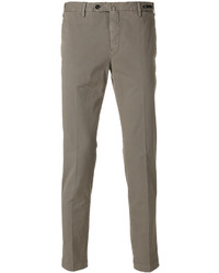 Pantaloni di cotone grigi di Pt01