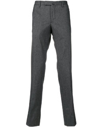 Pantaloni di cotone grigio scuro di Incotex