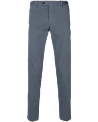 Pantaloni di cotone grigio scuro di Pt01