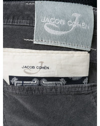 Pantaloni di cotone grigio scuro di Jacob Cohen