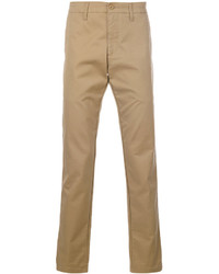 Pantaloni di cotone marrone chiaro di Carhartt