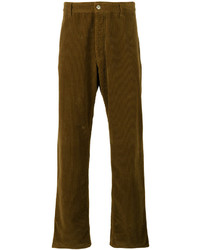 Pantaloni di cotone marroni