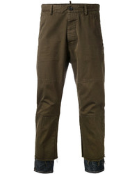 Pantaloni di jeans verde oliva di DSQUARED2
