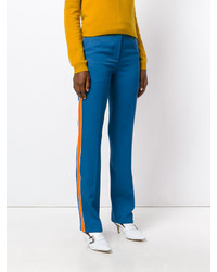 Pantaloni di lana blu di Calvin Klein