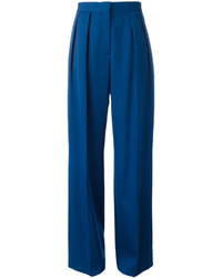 Pantaloni di lana blu di Stella McCartney