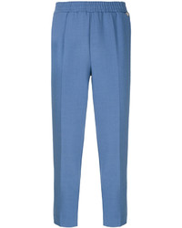 Pantaloni di lana blu di Twin-Set