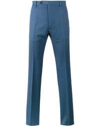 Pantaloni di lana blu di Valentino