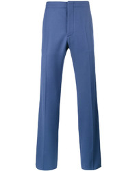 Pantaloni di lana blu di Valentino