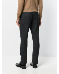 Pantaloni di lana grigio scuro di Hugo Boss