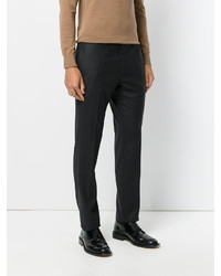 Pantaloni di lana grigio scuro di Hugo Boss