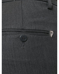 Pantaloni di lana grigio scuro di Dondup