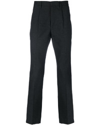 Pantaloni di lana grigio scuro di Dondup