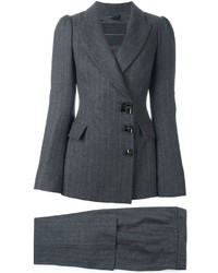 Pantaloni di lana grigio scuro di Ermanno Scervino