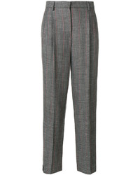 Pantaloni di lana grigio scuro di Giorgio Armani
