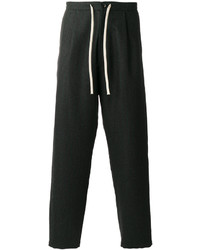 Pantaloni di lana grigio scuro di Societe Anonyme