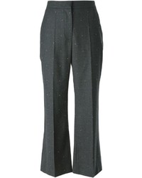 Pantaloni di lana grigio scuro di Stella McCartney