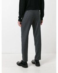 Pantaloni di lana grigio scuro di AMI Alexandre Mattiussi
