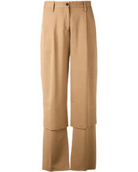 Pantaloni di lana marrone chiaro di Aalto