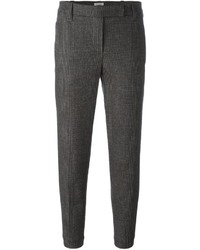 Pantaloni di lana marroni di Brunello Cucinelli