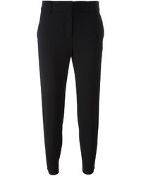 Pantaloni di lana neri di DKNY