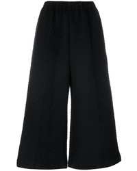 Pantaloni di lana neri di MM6 MAISON MARGIELA