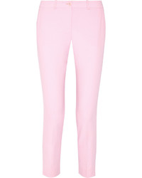 Pantaloni di lana rosa