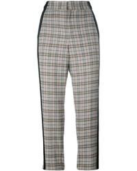 Pantaloni di lana scozzesi grigi di A.F.Vandevorst