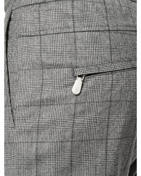 Pantaloni di lana scozzesi grigi di Eleventy